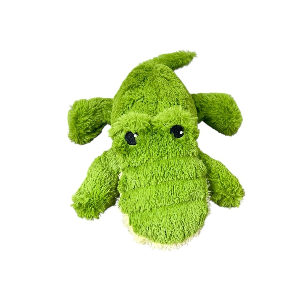 Green Plush Kong Alligator Toy